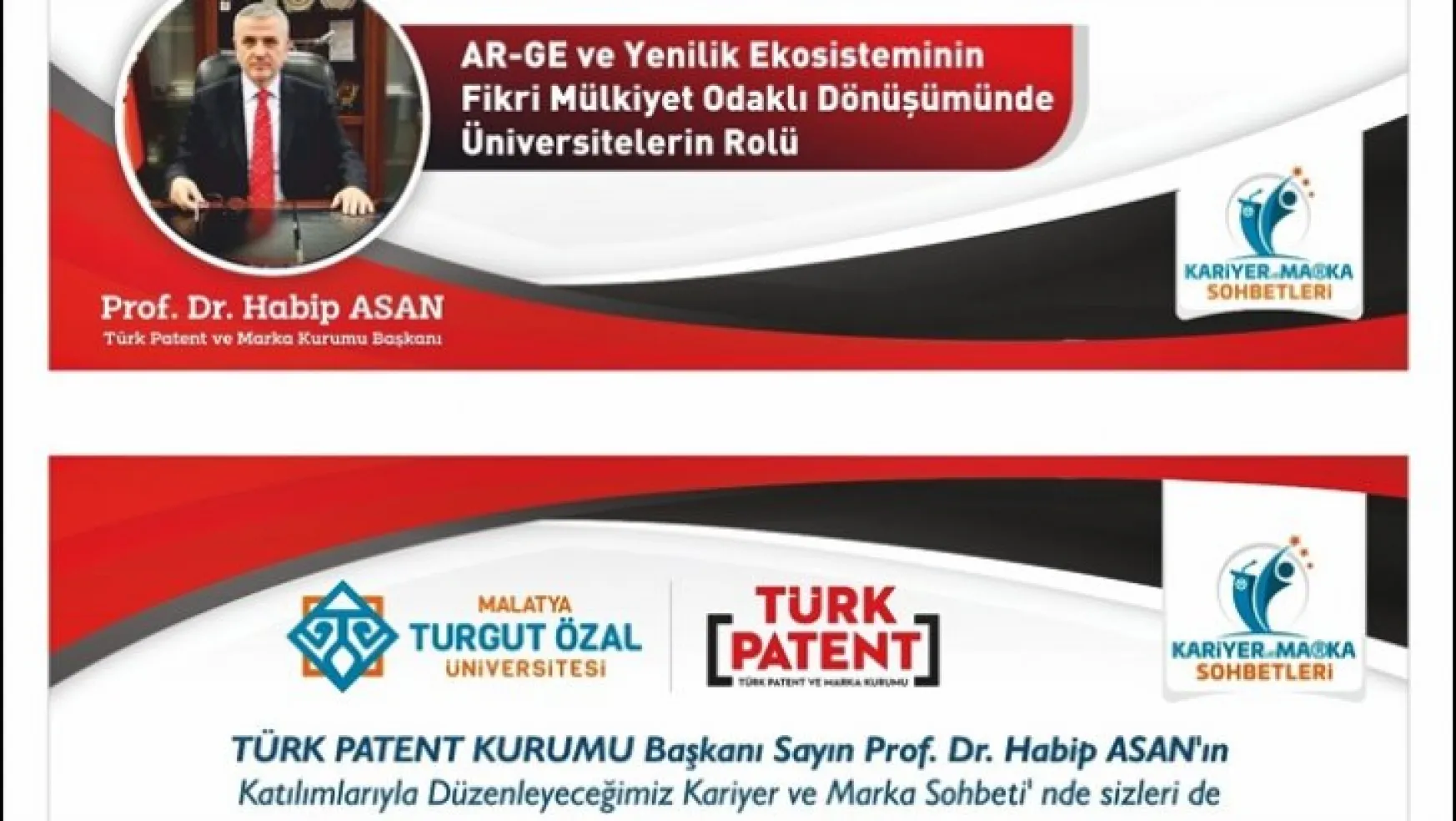 Türk Patent Kurumu Başkanı Prof. Dr. Asan MTÜ'dekonferans verecek