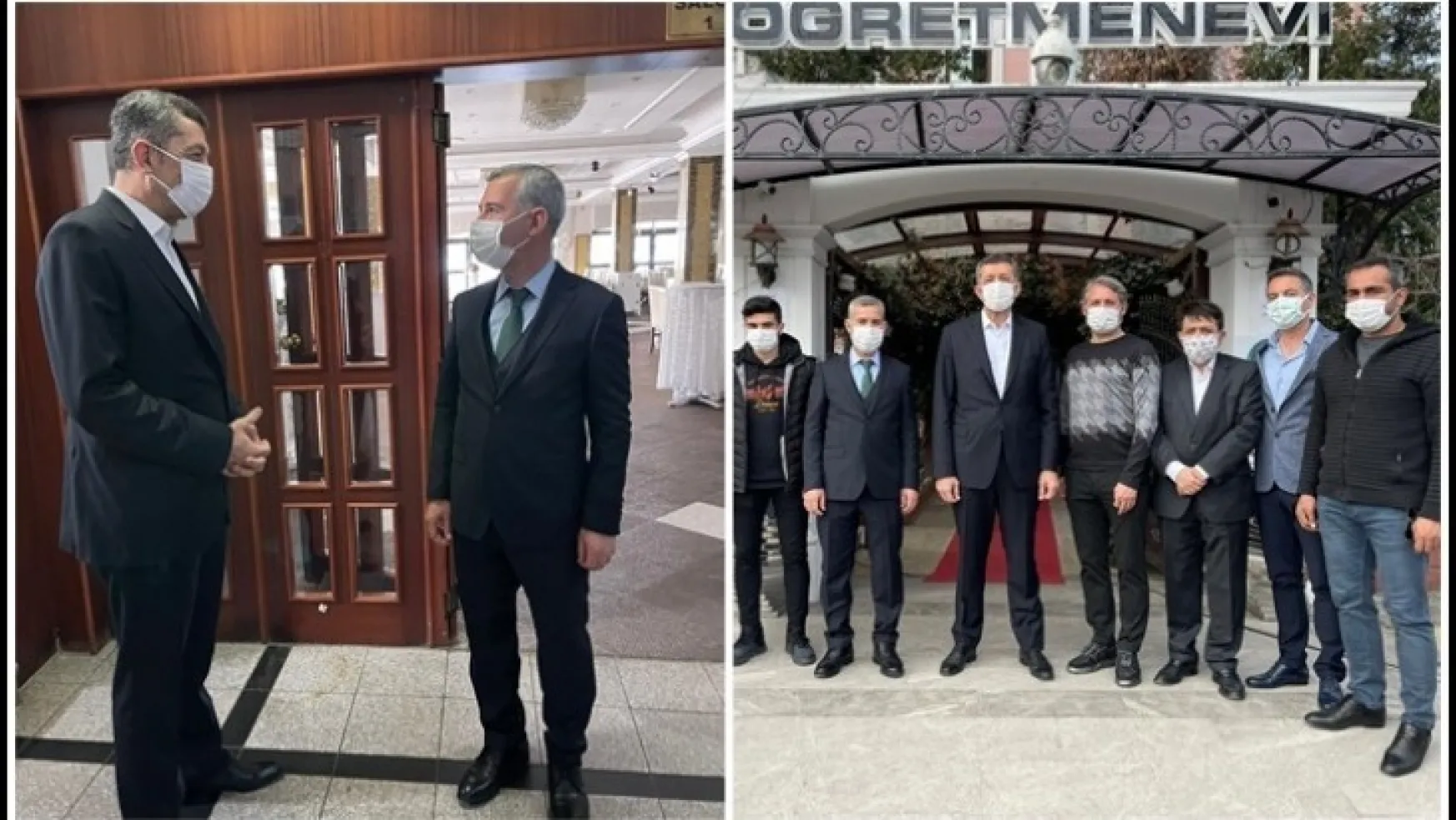Yeşilyurt Belediye Başkanı Mehmet Çınar, Milli Eğitim Bakanı Ziya Selçuk İle Biraraya Geldi