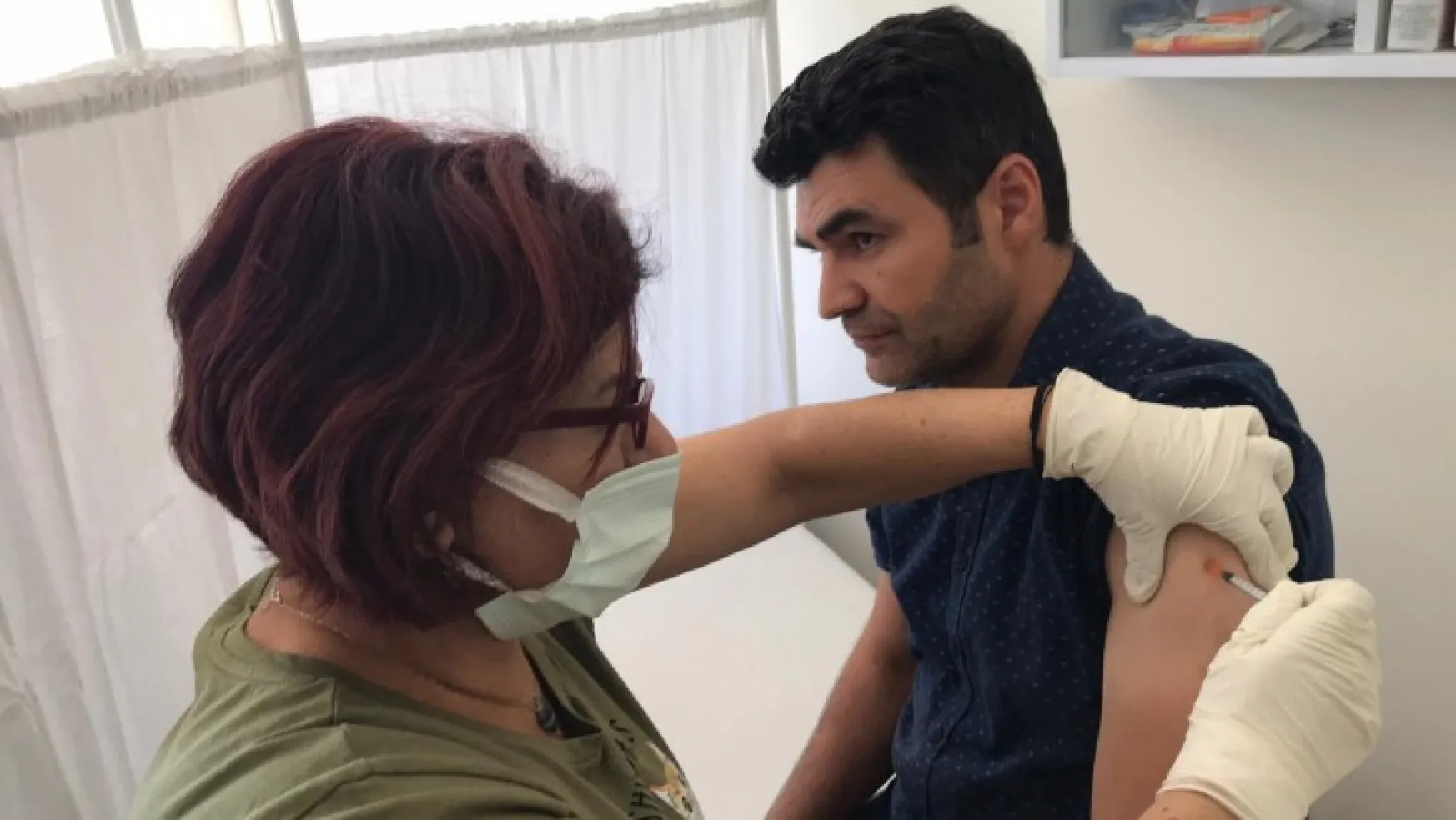 Yeşilyurt Belediye Personelleri Covid-19 Virüsüne Karşı Aşı Oluyor