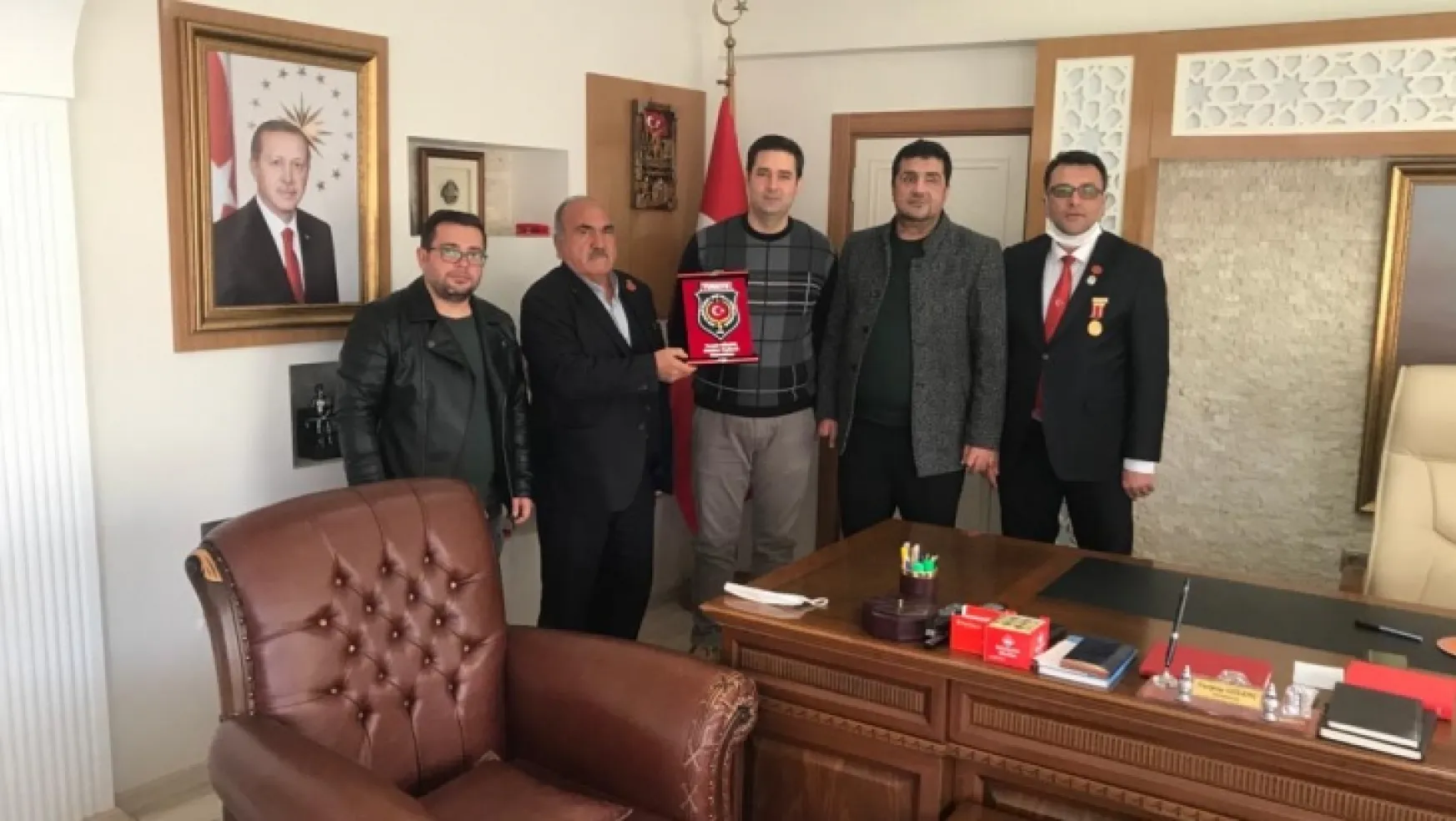 Yeşilyurt Kaymakamı Turgay Gülenç'e Ziyaret