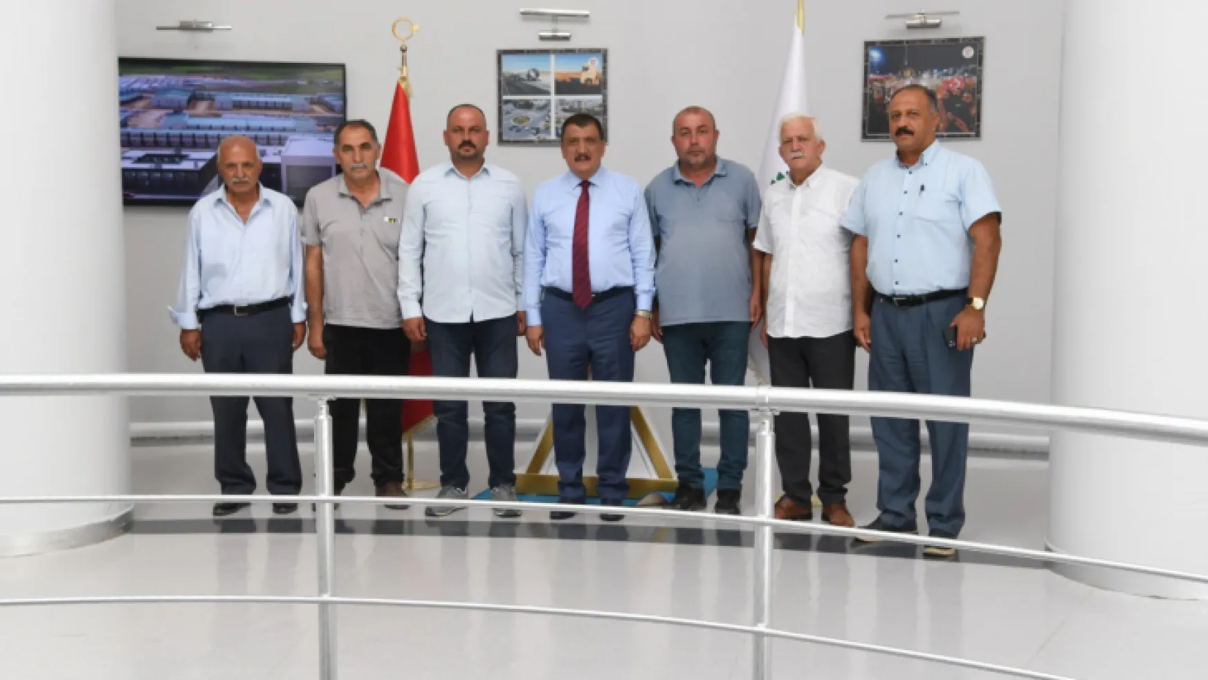 Yeşilyurt Mahalle Muhtarlarından Başkan Gürkan'a Ziyaret