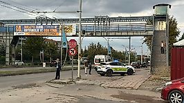 Çevreyolunda kaza: Motosiklet 30 metre sürüklendi, sürücü yaralandı