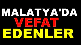 Malatya'da Vefat Eden 7 Kişi Son Yolculuğuna Uğurlandı