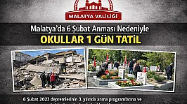 Valilikten 6 Şubat Kararı: Okullar Tatil, Yakınlarını Kaybedenlere İdari İzin