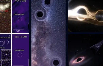 1,2 Milyar Işık Yılı Uzakta Galaksi Üçlüsü Birleşiyor