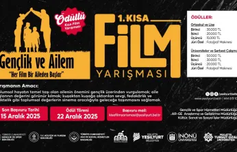 1.Kısa Film Festivali'nde Son Başvuru 15 Aralık!