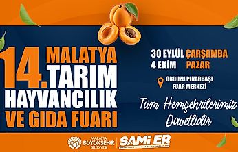 14. Malatya Tarım Fuarı İçin Geri Sayım Başladı