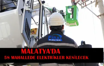 58 Mahallede Elektrikler Kesilecek