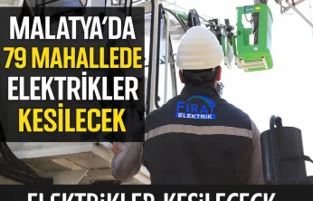 79 Mahallede Elektrikler Kesilecek