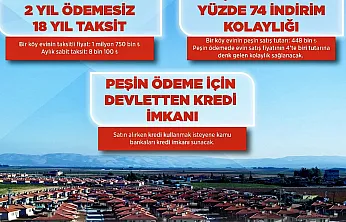 Afet Konutlarında Aylık Taksit 8 Bin 750 TL Olarak Belirlendi