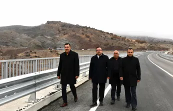 AK Parti Malatya Milletvekili Bülent Tüfenkci, Hekimhan–Kuluncak Bağlantı Yolu Köprüsü'nde İncelemelerde Bulundu