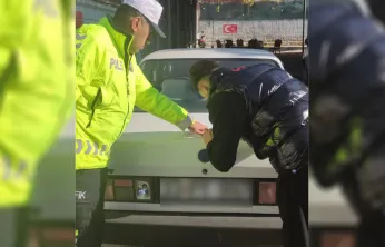 Aracında 'cinayet mamo' yazısı bulunan sürücü cezalandırıldı