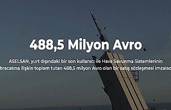 ASELSAN Hava Savunma Sistemleri İçin 488,5 Milyon Euroluk Sözleşme İmzaladı
