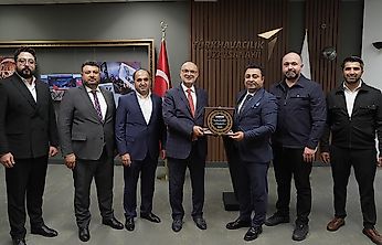 Aydın Apak ve Heyeti, TUSAŞ Başkanı Ömer Cihad Vardan'la Bir Araya Geldi