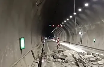 Bakım Altındaki Erkenek Tüneli'nde Göçük