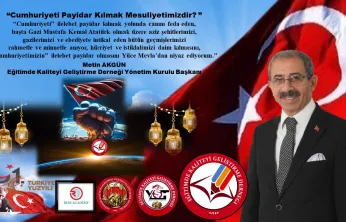 Başkan Akgün, 'Cumhuriyeti Payidar Kılmak Mesuliyetimizdir'
