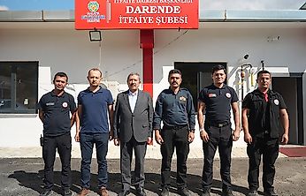 Başkan Bozkurt'tan İtfaiye Haftası ziyareti