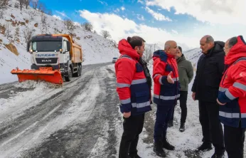 Başkan Er Porga Bağlantı Yolundaki Çalışmaları İnceledi