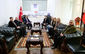 Başkan Gürsoy'dan Battalgazi Belediye Başkanı Bayram Taşkın'a Ziyaret