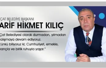 Başkan Kılıç'tan Cumhuriyet'in 102. Yılı Mesajı