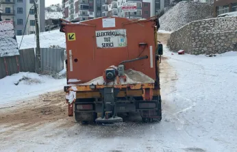Battalgazi Belediyesi'nden Kar Yağışına Anında Müdahale
