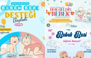 Battalgazi'de Binlerce Aileye Bebek Bezi, Mama ve Yenidoğan Seti Desteği