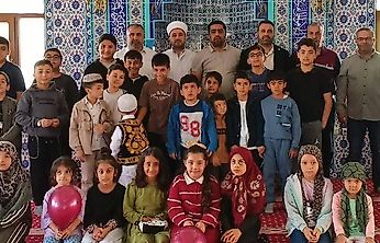 Battalgazi'de çocuklar camide buluştu