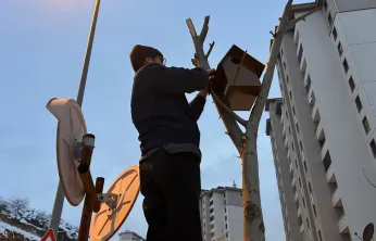 Battalgazi'de Esnaftan Kuşlar İçin yuva