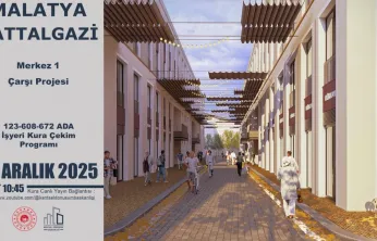 Battalgazi'de İş Yeri ve Konutlar İçin Kura Çekimi Yapılacak