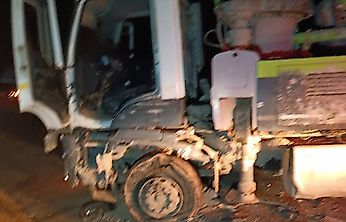 Cip ile Beton Mikseri Çarpıştı: 3 Yaralı