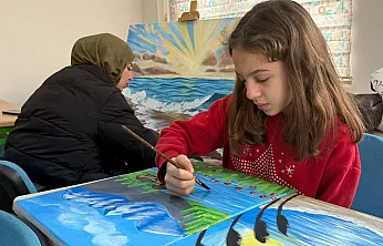 Çocukların Hayal Gücü Renklerle Hayat Buluyor