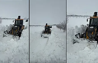 Darende Beyaza Bürüldü, Kar Kalınlığı 2 Metreye Yaklaştı