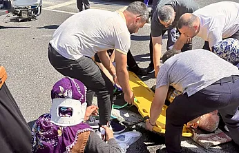 Darende'de Çapa Motoru İle Minibüs Çarpıştı: 1 Yaralı