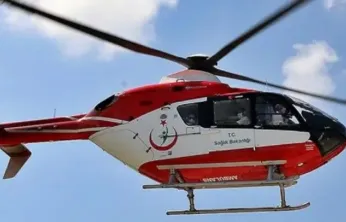 Darende'de Kalp Krizi Geçiren Kadın Ambulans Helikopterle Malatya'ya Sevk Edildi