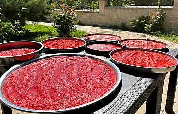 Darende'de Yazın Bereketi Kış Sofralarına Taşınıyor