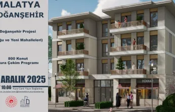 Doğanşehir'de 800 Konutluk Proje İçin Kura Günü