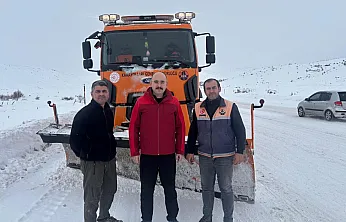 Doğanşehir'de Kar Mesaisi: Kaymakam Sahada