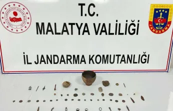 Doğanşehir'de Tarihi Eser Kaçakçılığına Darbe: 2 Şüpheli Yakalandı