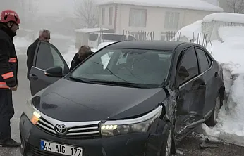 Doğanşehir'de Trafik Kazası: Muhtar Ali Sarıbaş Yaralandı