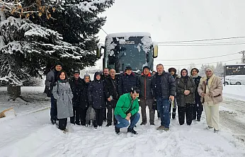 Doğu Ekspresi Yolcuları Tarihle Buluştu: İshak Paşa Sarayı'na Hayran Kaldılar