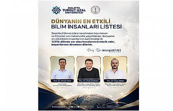 Dünyanın En Etkili Bilim İnsanları Listesinde MTÜ'den 3 Akademisyen