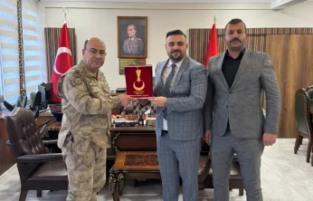 Elazığ İl Jandarma Komutanı Tuggeneral Alparslan Doğan'a Ziyaret