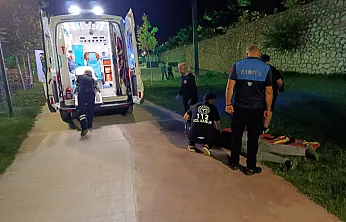 Elektrikli Scooter'dan Düştü, Hastaneye Kaldırıldı