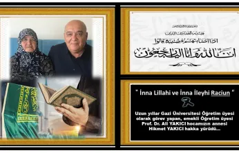 Emekli Akademisyen Prof. Dr. Ali Yakıcı'nın Acı Günü