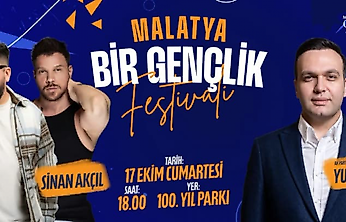 Eypio ve Sinan Akçıl Malatya'da Sahne Alacak