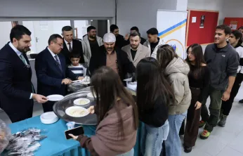 Final Stresine Sıcak Destek: Öğrencilere Tavuk Pilav İkramı