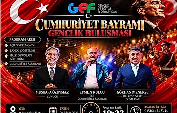 GEF'ten Malatya'da Cumhuriyet'in 103'üncü Yılına Özel Program
