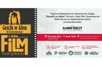 Gençlik ve Ailem Temalı 1. Kısa Film Yarışmasının Ödül Töreni Bugün Yapılacak