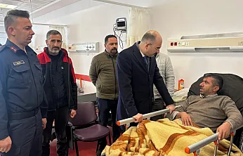 Gövdeli Mahalle Muhtarı Trafik Kazasında Yaralandı