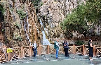 Günpınar Şelalesi'nde Sonbahar Hareketliliği